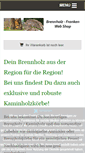 Mobile Screenshot of brennholz-franken.de